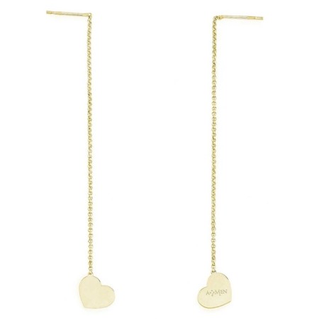 Pendientes Mujer Amen CUORE GOLD