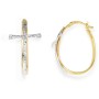 Boucles d´oreilles Femme Amen CERCHIO CROCE