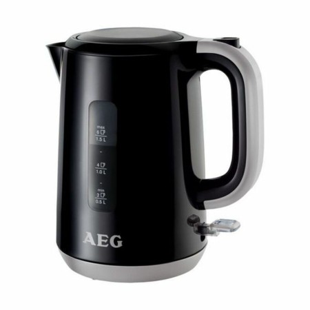 Bouilloire Aeg EWA3300 2200W 1,7 L Noir Noir/Argenté (1,7 L)