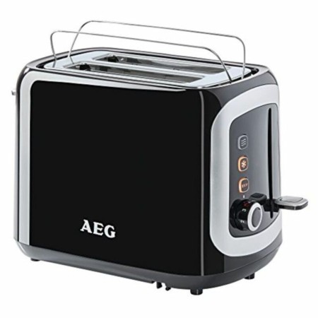 Grille-pain Aeg AT3300 940W Noir Noir/Argenté 940 W