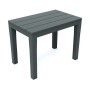 Banc IPAE Progarden Noir Résine (38,5 x 60 x 45 cm)