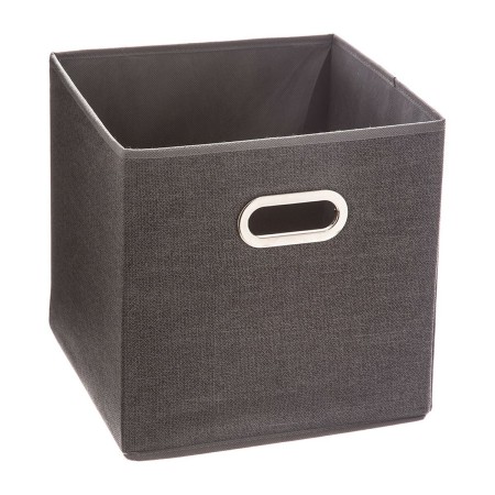 Boîte Multiusage 5five Tissu Gris foncé (31 x 31 x 31 cm)