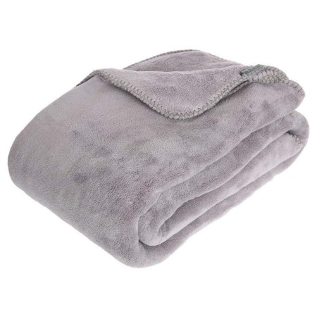 Manta Atmosphera Plaid Gris Microfibra (230 x 180 cm)