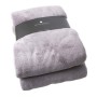 Manta Atmosphera Plaid Gris Microfibra (230 x 180 cm)