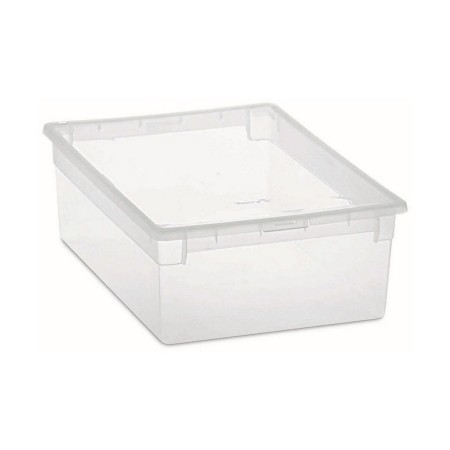 Caja Multiusos Terry Light Box M Con Tapa Transparente Polipropileno (27,8 x 39,6 x 13,2 cm)