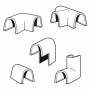 Tubo Conector Inofix 2201 Blanco 10 Piezas 8 x 7 mm