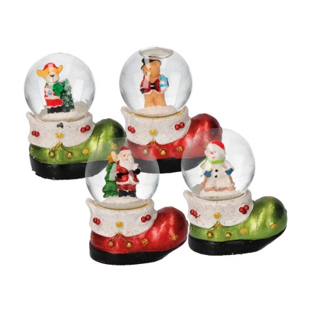 Adorno Navideño House of Seasons Figura Decorativa Bola (6,5 x 4,5 x 6 cm)