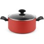 Casserole FAGOR Maxima Rouge Aluminium (Ø 20 x 10 cm)