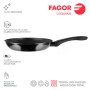 Sartén FAGOR Indutherm Negro Acero Esmaltado (Ø 26 cm)