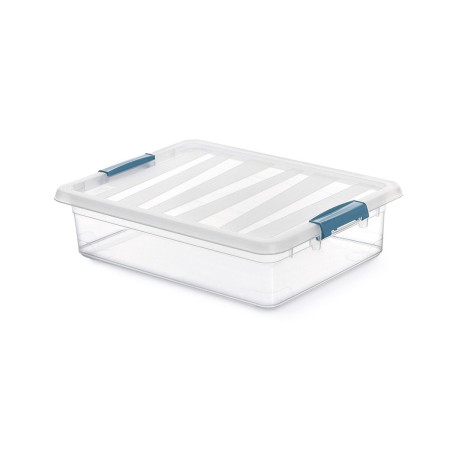 Caja Multiusos Domopak Living Katla Transparente Polipropileno 8 L (39 x 29 x 10,5 cm)