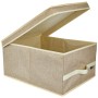 Caja de Almacenamiento Domopak Living Maison Ropa (38 x 50 x 24 cm)