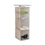 Organizador de Tela Colgante Domopak Living Maison 4 Estantes Beige (33 x 33 x 103 cm)