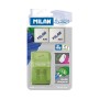 Set de Goma de Borrar y Sacapuntas Milan PVC