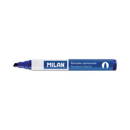 Marqueur permanent Milan Bleu PVC 12 Unités (Ø 4 mm)