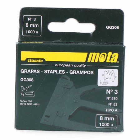 Agrafes Mota gg308 1000 Unidades Nº 3