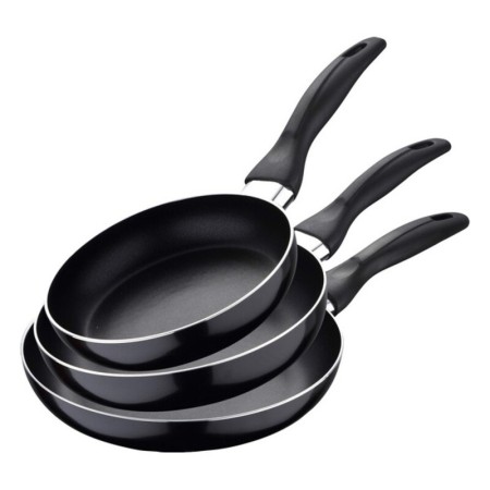 Set de Sartenes San Ignacio 3 Piezas Negro Aluminio