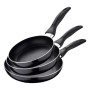 Set de Sartenes San Ignacio 3 Piezas Negro Aluminio