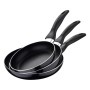 Ensemble de poêle San Ignacio 3 Pièces Noir Aluminium