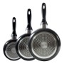 Ensemble de poêle San Ignacio 3 Pièces Noir Aluminium