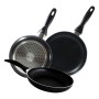 Ensemble de poêle San Ignacio 3 Pièces Noir Aluminium