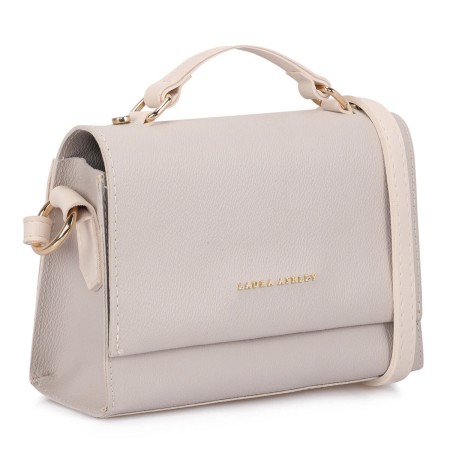 Bolso Mujer Laura Ashley BANCROFT-CREAM Gris (23 x 15 x 9 cm)