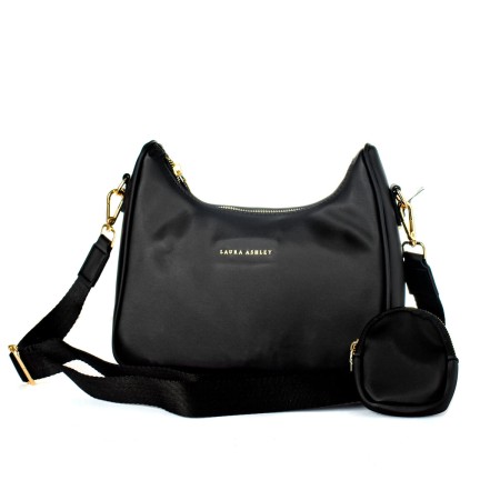 Sac-à-main Femme Laura Ashley CLARENCE-NOIR Noir (25 x 20 x 10 cm)