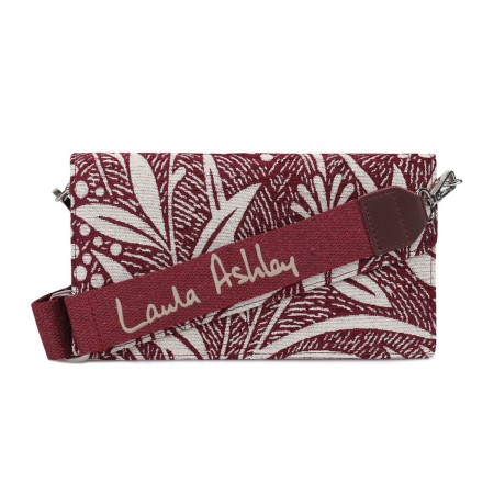 Bolso Mujer Laura Ashley CRESTON-FLOWER-CLARET-RED Gris (24 x 13 x 3 cm)