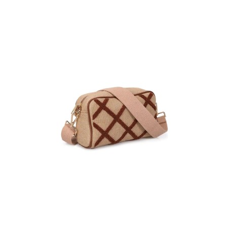 Bolso Mujer Laura Ashley LENORE-QUILTED-TAN Marrón (23 x 15 x 9 cm)