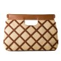 Bolso Mujer Laura Ashley VALETTA-QUILTED-TAN Marrón (30 x 20 x 9 cm)