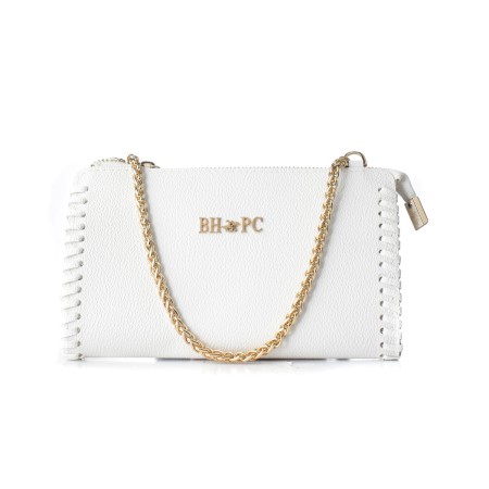 Bolso Mujer Beverly Hills Polo Club 1114-WHITE Blanco (20 x 11 x 3 cm)