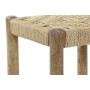 Reposapiés DKD Home Decor Cuerda Madera de mango (40 x 40 x 40 cm)