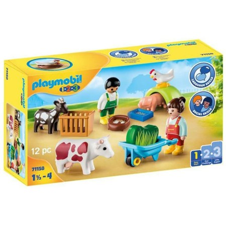 Playset Playmobil 1 2 3 Granja (Reacondicionado A)