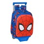 Cartable à roulettes Spiderman Great Power Rouge Bleu (27 x 33 x 10 cm)
