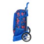 Cartable à roulettes Spiderman Great Power Rouge Bleu (32 x 42 x 14 cm)