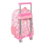 Mochila Escolar con Ruedas Peppa Pig Having Fun Rosa (26 x 34 x 11 cm)