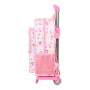 Mochila Escolar con Ruedas Peppa Pig Having Fun Rosa (26 x 34 x 11 cm)