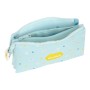 Portatodo Triple BlackFit8 Daisies Azul claro (22 x 12 x 3 cm)