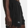 Pantalones Cortos Deportivos para Hombre Under Armour Launch Run 5'' Negro