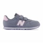 Zapatillas Deportivas Infantiles New Balance 500 HookLoop Gris