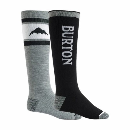 Calcetines Deportivos Burton Weekend Negro Gris 2 Unidades