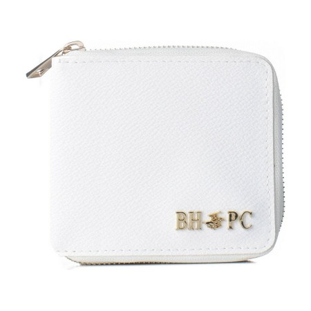 Monedero Beverly Hills Polo Club 1506-WHITE Blanco Sintético (11 x 10 x 2 cm)