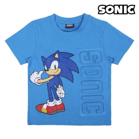 T shirt à manches courtes Enfant Sonic Bleu