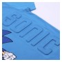 Camiseta de Manga Corta Infantil Sonic Azul
