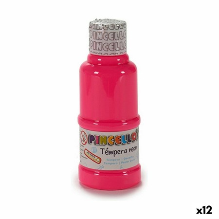 Témperas Neon Rosa 120 ml (12 Unidades)