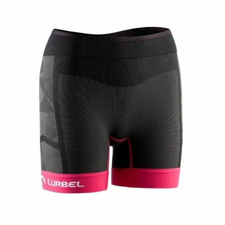 Mallas Deportivas de Mujer Lurbel Rosa Negro