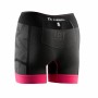 Mallas Deportivas de Mujer Lurbel Rosa Negro
