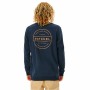 Sweat sans capuche homme Rip Curl Re Entry Crew Blue marine