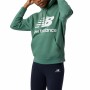 Sudadera con Capucha Hombre New Balance Essentials Stacked Logo Verde oscuro