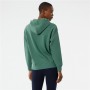 Sudadera con Capucha Hombre New Balance Essentials Stacked Logo Verde oscuro
