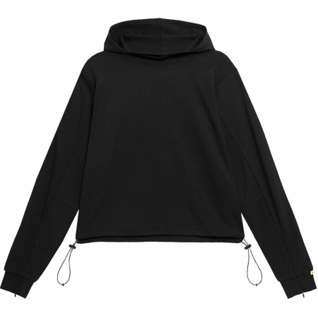 Sudadera con Capucha Mujer 4F Negro